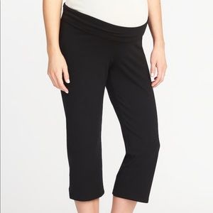 Old Navy Pants - Old Navy Black Roll-Panel Yoga Capris Old Navy Pants - Old Navy Black Roll-Panel Yoga Capris